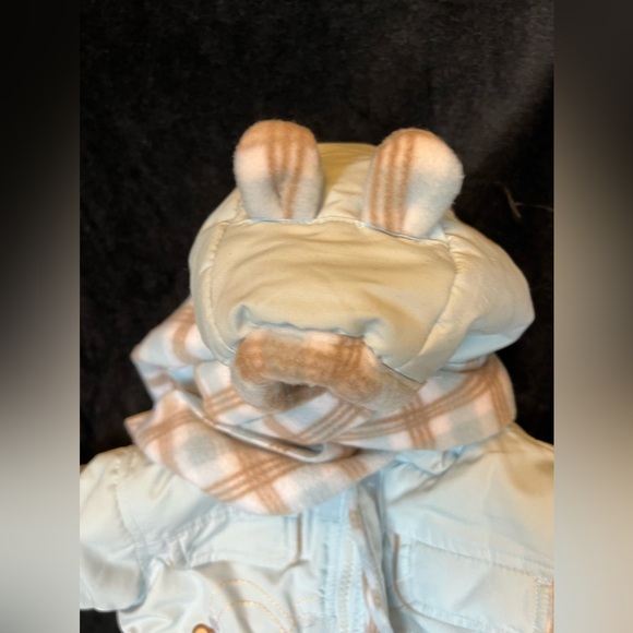 Blue two-piece detachable baby snowsuit 0 to 6 months. - Picture 5 of 5